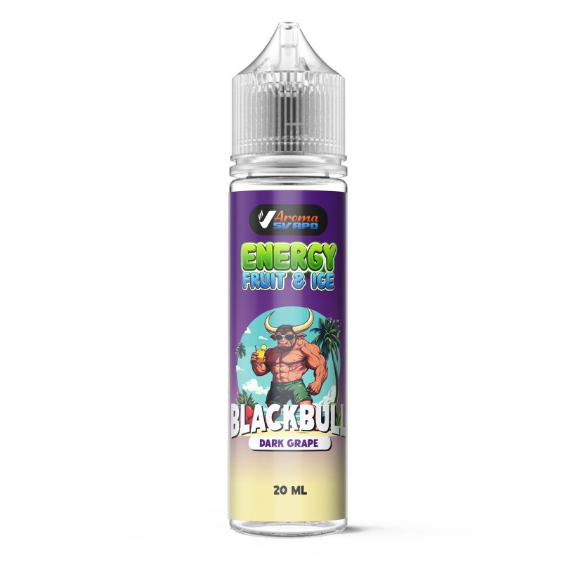 ENERGY FRUITS & ICE - Dark GRAPE & Black bull - 60ml