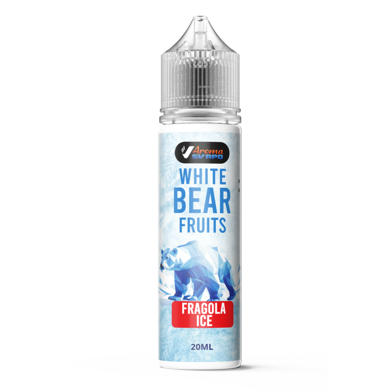 WHITE BEAR ICE - FRAGOLA ICE - 60ML