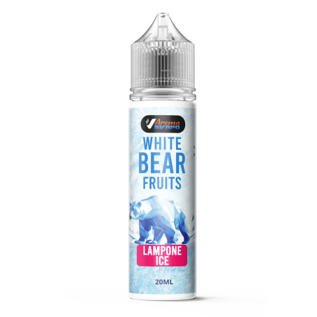WHITE BEAR ICE - LAMPONE ICE - 60ML