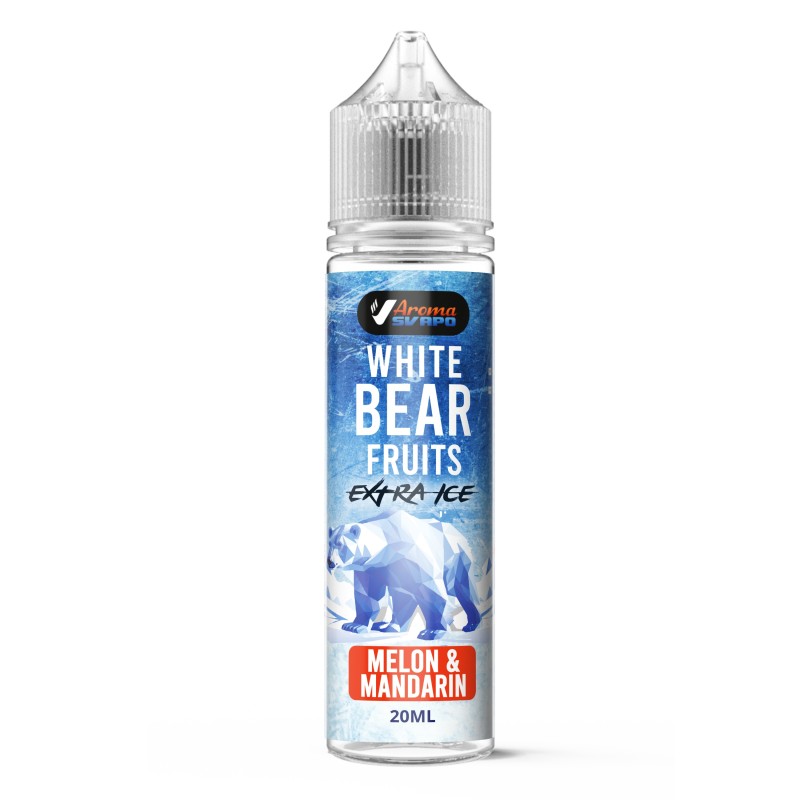 WHITE BEAR FRUITS EXTRA - Melon & Mandarin - 60ML