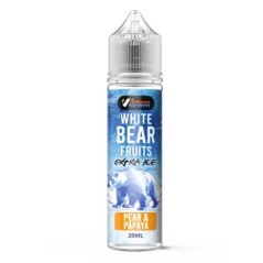 WHITE BEAR FRUITS EXTRA - Pear & Papaya - 60ML