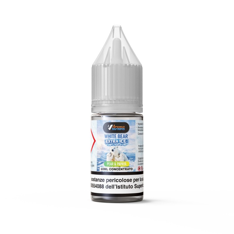WHITE BEAR FRUITS EXTRA - Pear & Papaya - AROMA CONCENTRATO